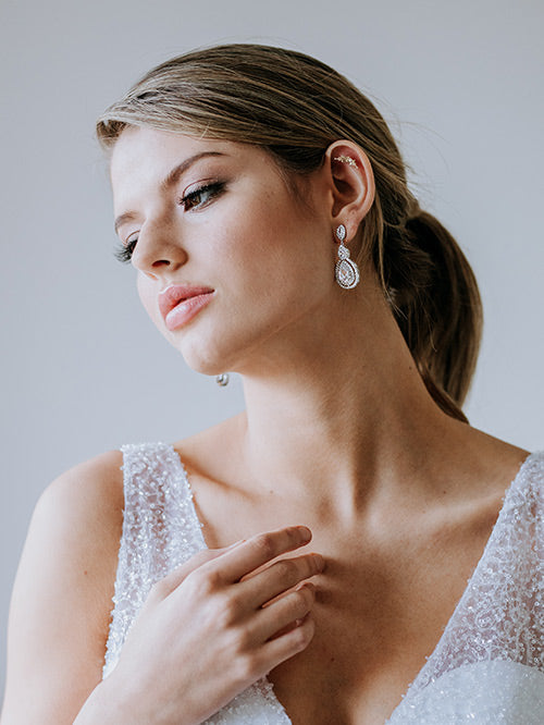 Nirvana wedding earrings
