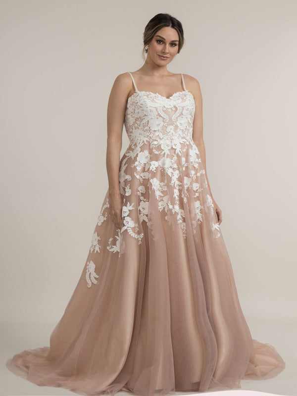 Pink wedding dress Dusty Rose