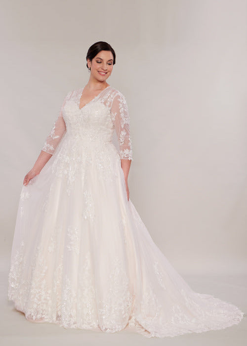 Giselle- with sparkling lace.