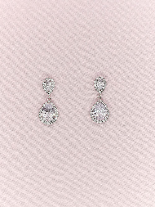 Silver Sophia earrings