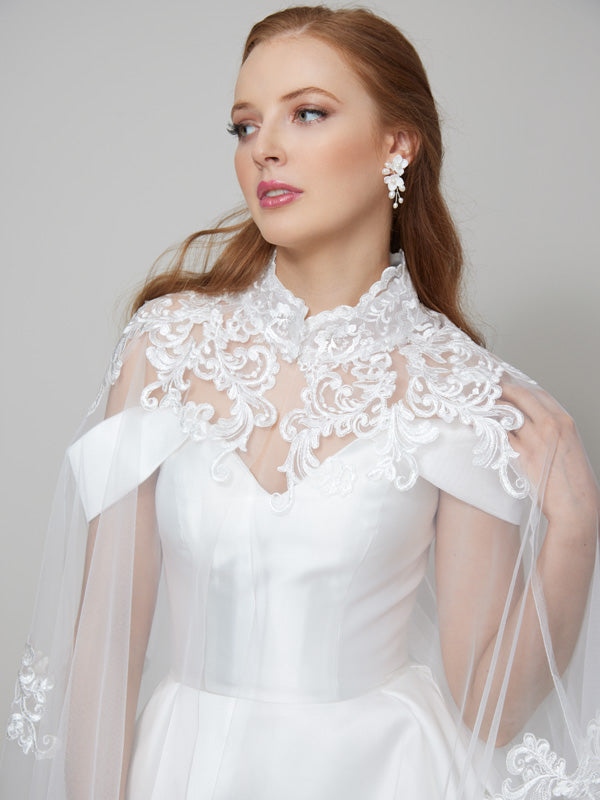 Bridal Lace Cape