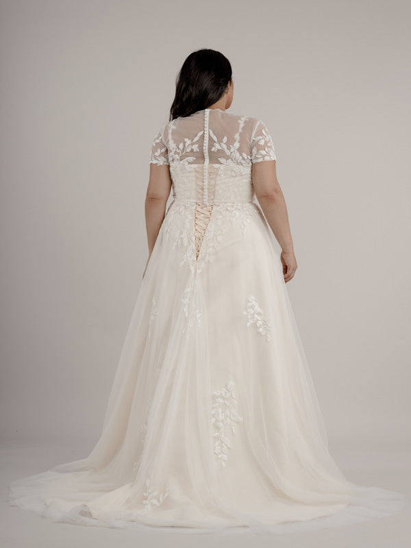 Forest Wedding Dress with Topper