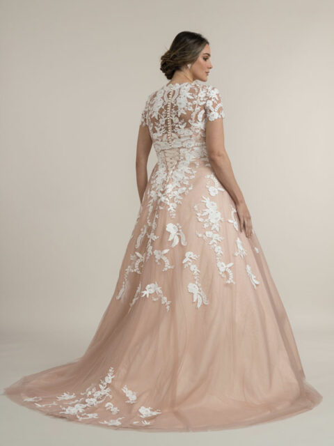 Pink wedding dress Dusty Rose