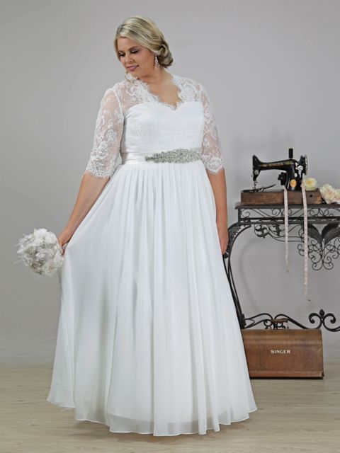 Bridal Gown with sleeves