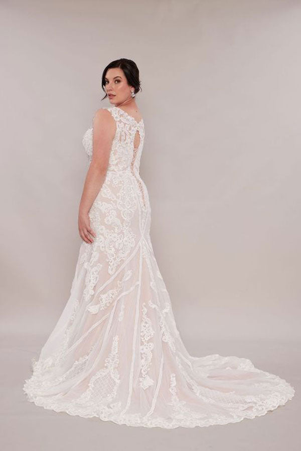 Mermaid Style Wedding Dress Fitted Gown Plus Size Perfection Bridal mermaid-style-wedding-dress-fitted-gown-plus-size-perfection-bridal