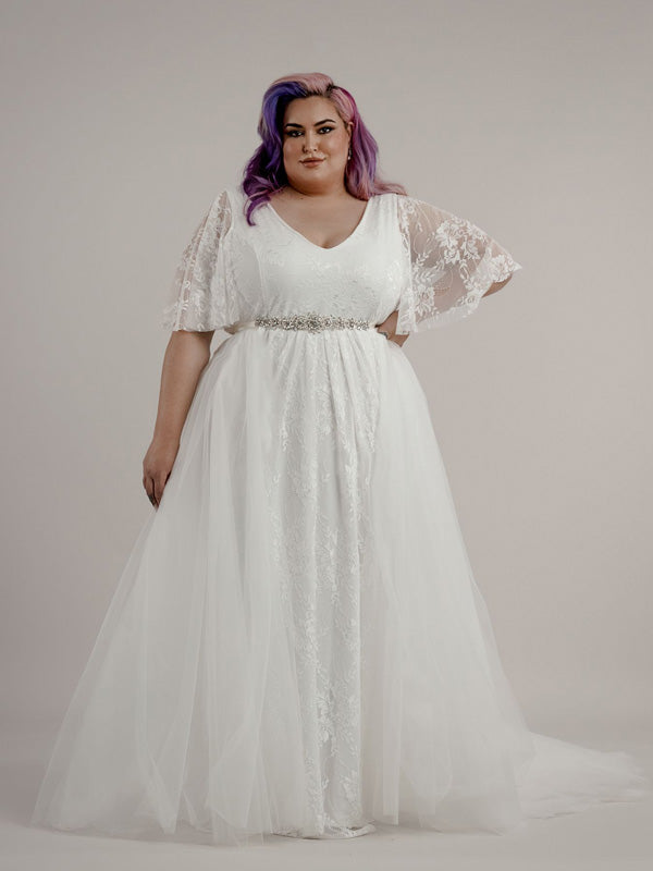 Boho Wedding Dress Alicia Plus Size Perfection Bridal Plus