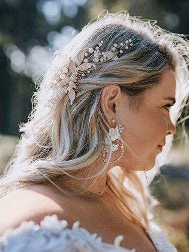 Accessories for an aline bridal gown