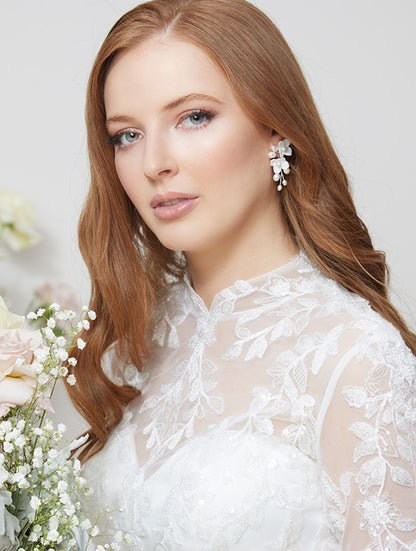Aria wedding dress earrings- Bridal gowns - Plus Size Perfection Bridal Aria wedding dress earrings- Bridal gowns - Plus Size Perfection Bridal