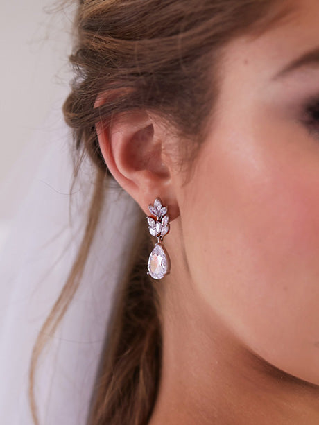 Wedding dress earrings Poppy