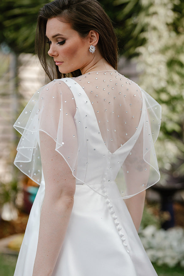 Sparkling wedding dress topper - Plus Size Perfection Bridal Sparkling wedding dress topper - Plus Size Perfection Bridal