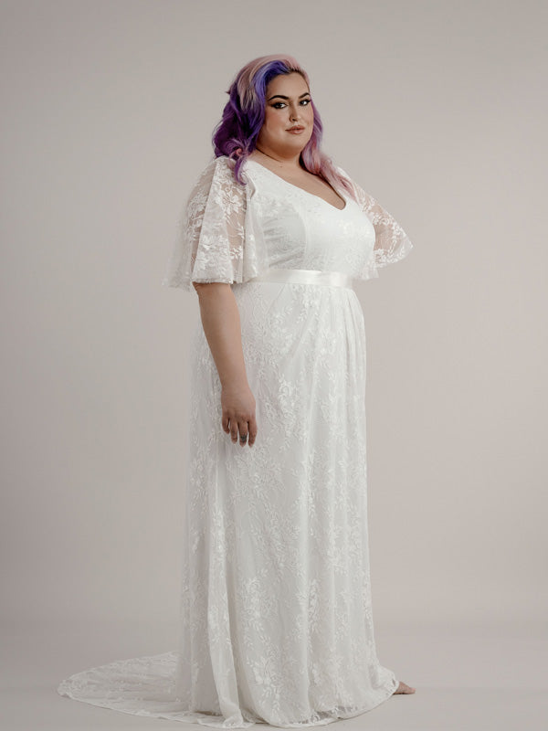 Boho Wedding Dress Alicia Plus Size Perfection Bridal Plus