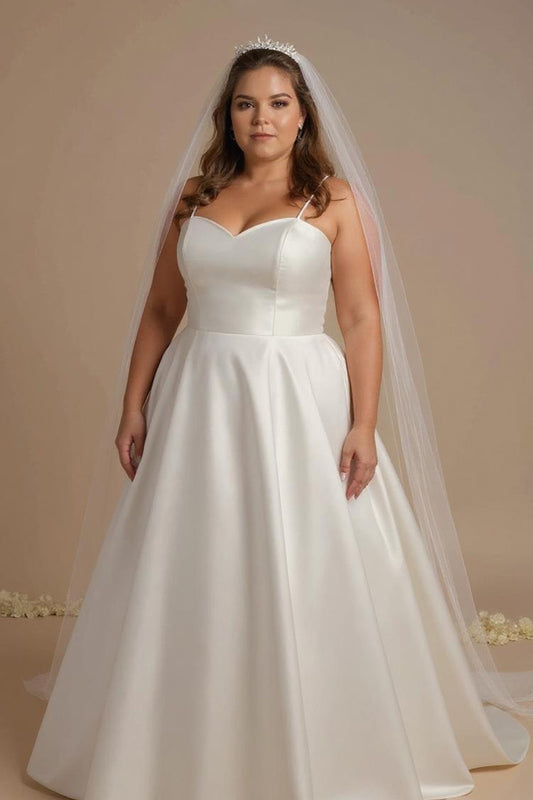 Izzy satin bridal gown