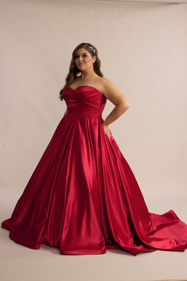 Red wedding dress Scarlet - Perfection Bridal - Plus Size Perfection Bridal Red wedding dress Scarlet - Perfection Bridal - Plus Size Perfection Bridal